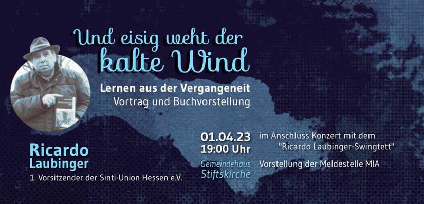 Vortrag und Konzert: Und eisig weht der kalte Wind – Lernen aus der Vergangenheit“ mit Ricardo Laubinger und seinem Swingtett