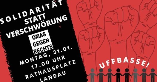 Solidarität statt Verschwörungsmythen – 31. Januar 2022 Rathausplatz Landau